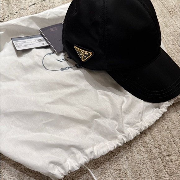Prada nylon baseball cap